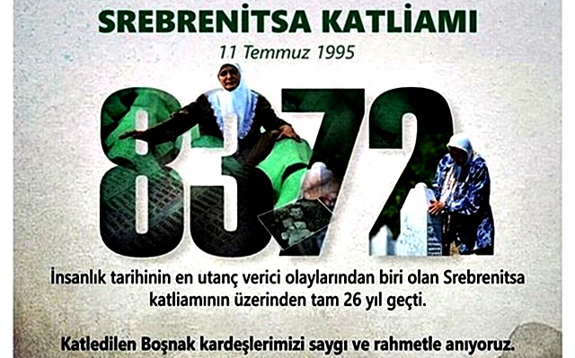 Özacar’ın “Srebrenitsa Katliamı” Mesajı