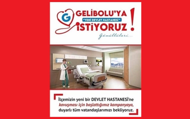 Gelibolu’ya Yeni Hastane İstiyoruz Gönüllüleri