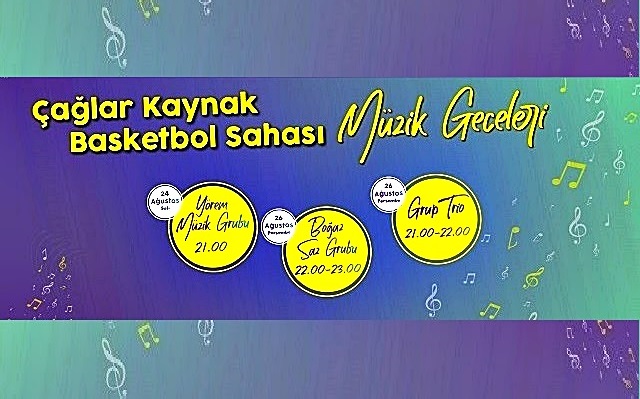 Çanakkale’de “Müzik Geceleri” Başlıyor