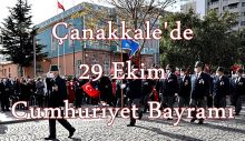 Çanakkale’de 29 Ekim Cumhuriyet Bayramı