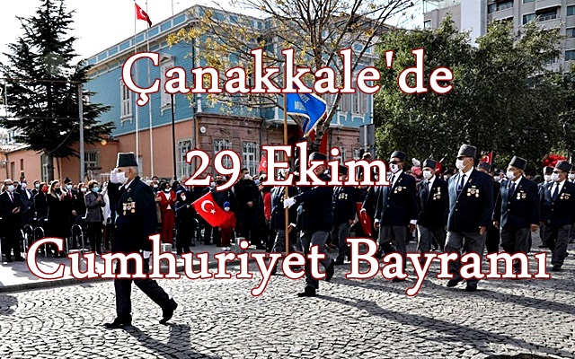 Çanakkale’de 29 Ekim Cumhuriyet Bayramı