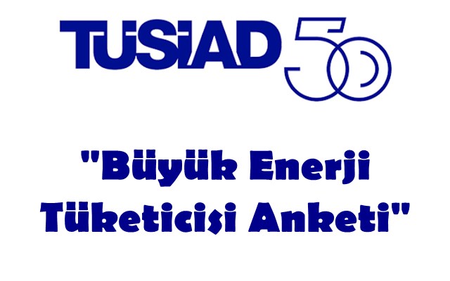 TÜSİAD, “Büyük Enerji Tüketicisi Anketi”