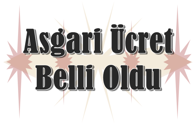 Asgari Ücret Belli Oldu