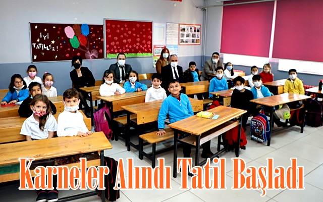 Karneler Alındı Tatil Başladı