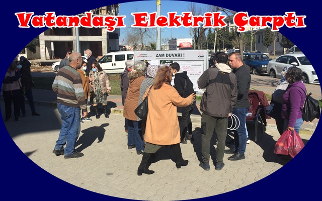 Vatandaşı Elektrik Çarptı