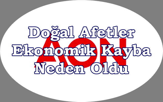 Doğal Afetler Ekonomik Kayba Neden Oldu