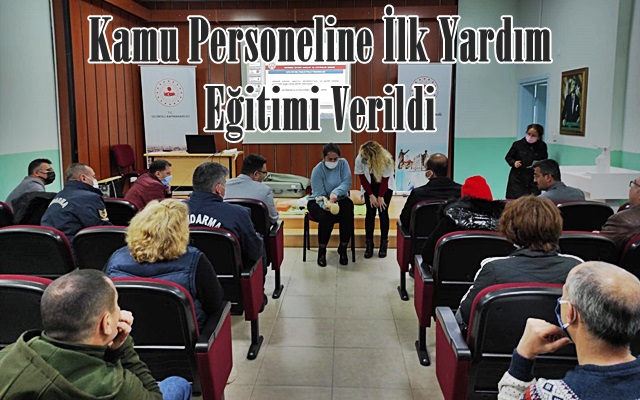 Kamu Personeline İlk Yardım Eğitimi Verildi