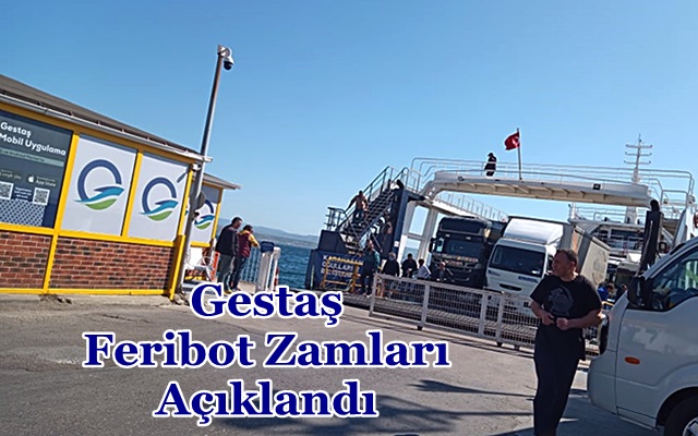 Gestaş Feribot Zamları Açıklandı