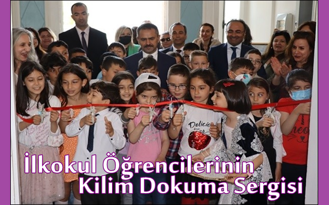 İlkokul Öğrencilerinin Kilim Dokuma Sergisi