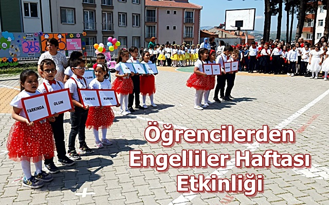 Öğrencilerden Engelliler Haftası Etkinliği