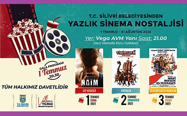 Silivri’de Yazlık Sinema Keyfi Başlıyor