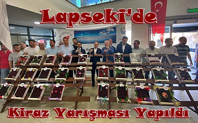 Lapseki’de Kiraz Yarışması Yapıldı