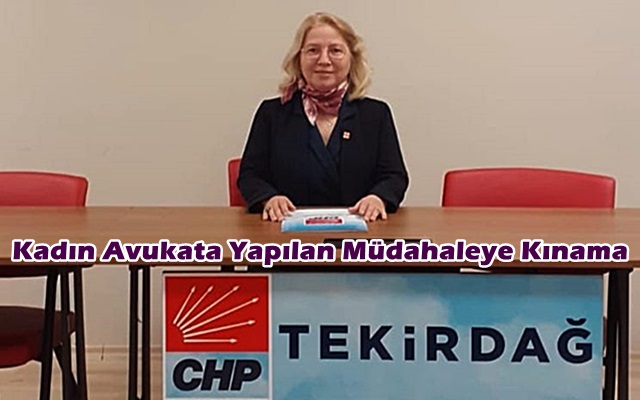 Kadın Avukata Yapılan Müdahaleye Kınama