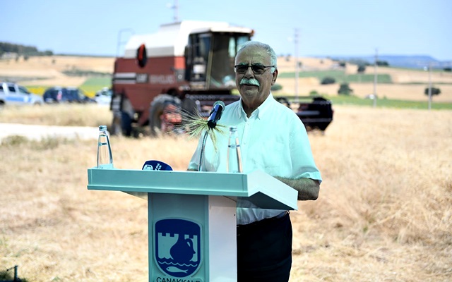 Atalık Buğday Hasadı Yapıldı