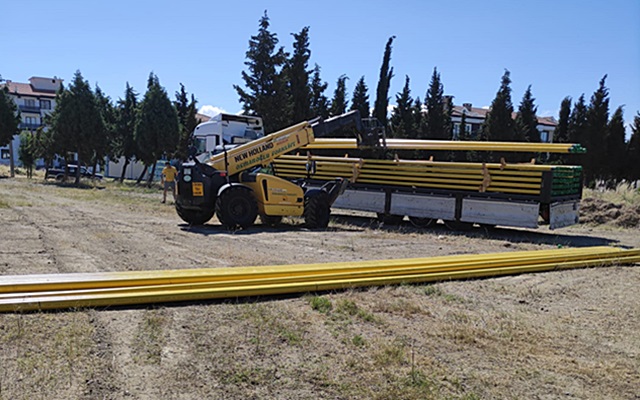 İlk Etap Doğal Gaz Boruları Geldi