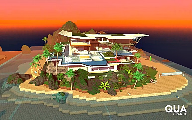 QUA, Sandbox’taki Adasında Villa Tasarımını Tamamladı