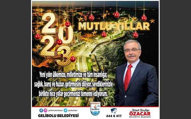 Mustafa Özacar’ın Yeni Yıl Mesajı