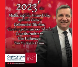 Özgür Ceylan Yeni Yıl Mesajı