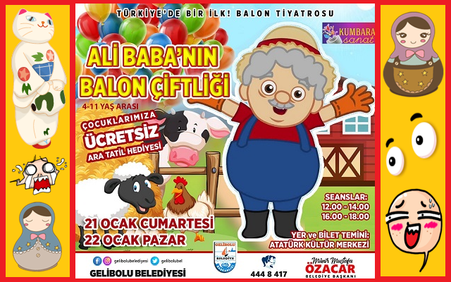 Çocuklara Karne Hediyesi “Ali Babanın Balon Çiftliği”