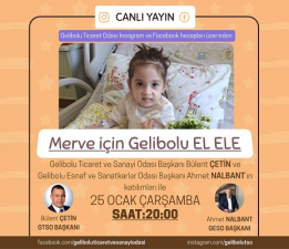 Merve İçin Gelibolu El Ele