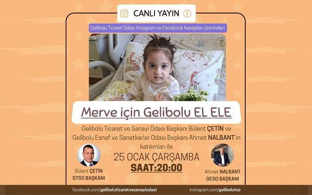 Merve İçin Gelibolu El Ele