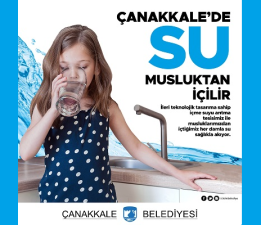 Çanakkale’de Su Musluktan İçilir