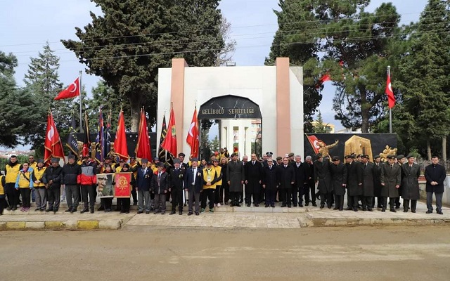 Gelibolu’da “18 Mart Çanakkale Deniz Zaferi” Töreni