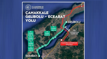 Gelibolu – Eceabat Tünelleri Açıldı