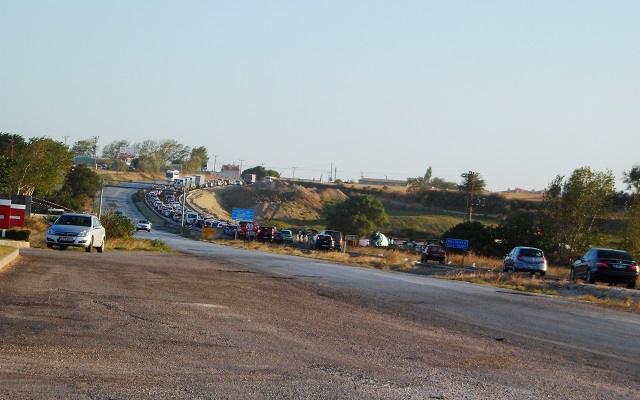 Bayram Arefesinde Gelibolu Trafiği