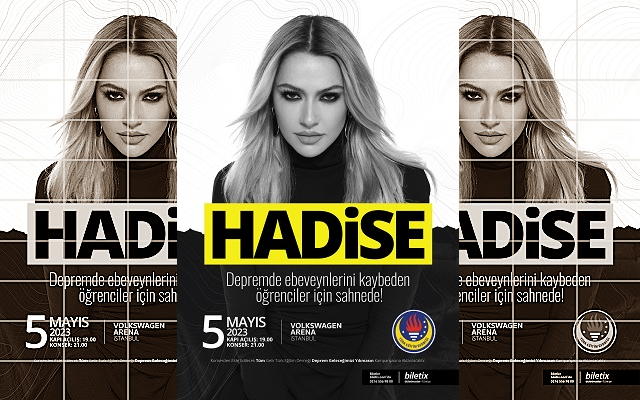 Hadise Depremzede Çocuklar İçin Söyleyecek