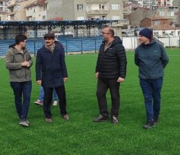 Kaymakam Abacı Spor Tesislerini İnceledi