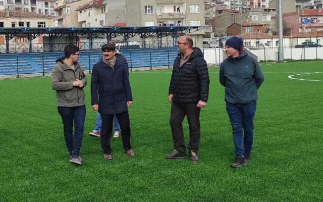 Kaymakam Abacı Spor Tesislerini İnceledi