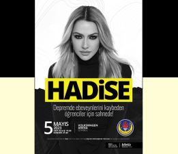 Hadise Deprem Çocukları İçin Sahne Alacak