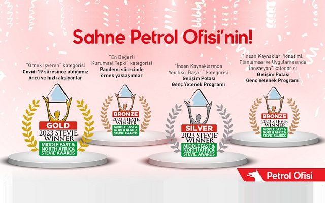 Petrol Ofisi, Stevie Awards’ta 4 ödül kazandı