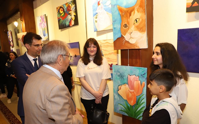 Anadolu Lisesi Resim Sergisi Açıldı