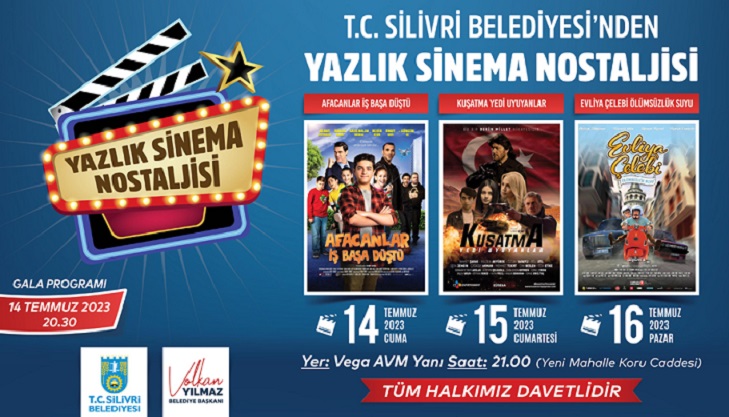 Yazlık Sinema Heyecanı Başlıyor