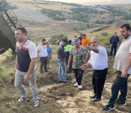 Kavaklıtepe Köyü Mevkiinde Tarla Yangını