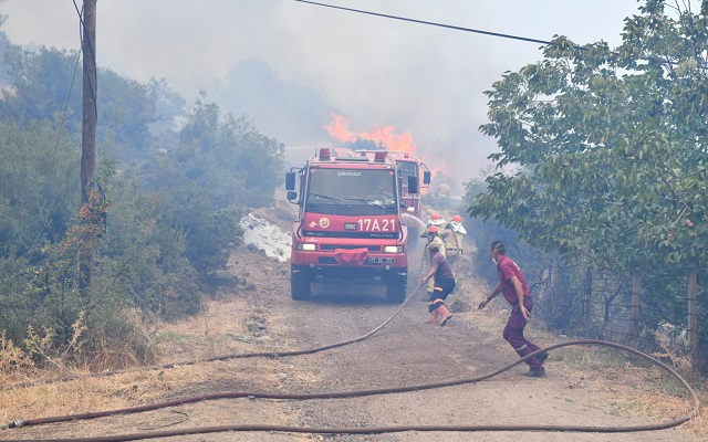 Çanakkale’de Yangın! “Köyler Boşaltılıyor”