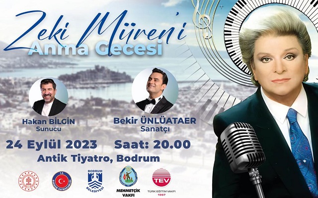 Zeki Müren Bodrum ve Bursa’da Anılacak