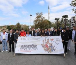 Amatör Spor Haftası Yürüyüşü Yapıldı