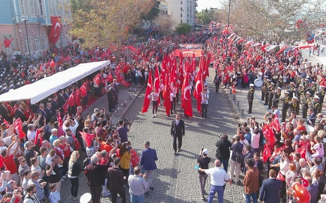 Çanakkale’de Cumhuriyet Bayramı Coşkusu Yaşandı