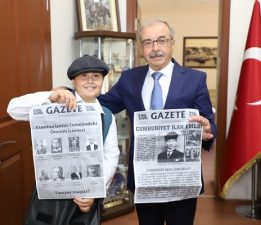 Cumhuriyetin İlanını Müjdeleyen Gazete Çıktı