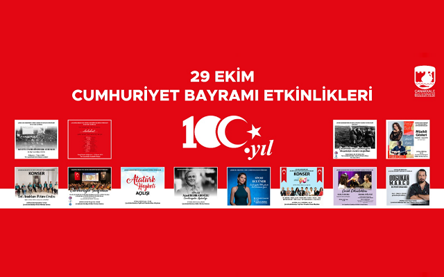 Cumhuriyetimizin 100. Yılını Coşkuyla Kutluyoruz