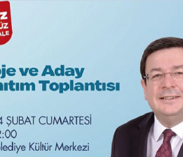 CHP’li Erkek’in Proje ve Aday Tanıtım Toplantısı 24 Şubat’ta