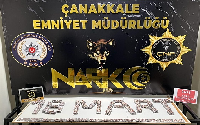 Çanakkale’de Uyuşturucu Operasyonu Yapıldı