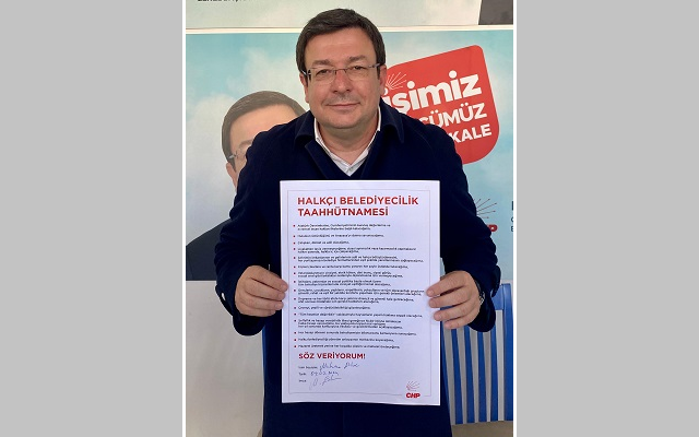 CHP’li Erkek, Halkçı Belediyecilik Taahhütnamesini İmzaladı