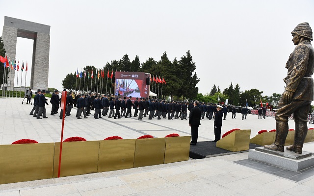 Çanakkale Kara Savaşlarının 109. Yılında Şehitler Anıldı