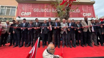 CHP Gelibolu’da Yeni Hizmet Binasına Kavuştu