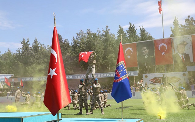Jandarma Eğitim Merkez Komutanlığı’nda Yemin Töreni
