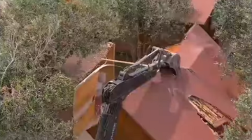 Çanakkale Bölgesinde Kaçak Yapılar Yıkılıyor